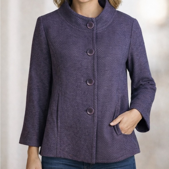 Pendleton Jackets & Blazers - Pendleton Purple Wool Blazer jacket size 12